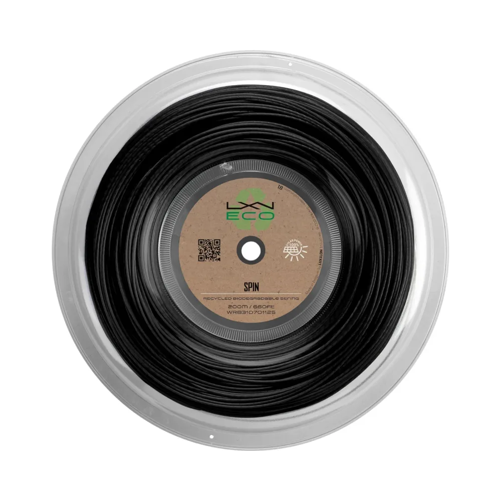 Luxilon Eco Spin Saitenrolle 12,2m - Schwarz