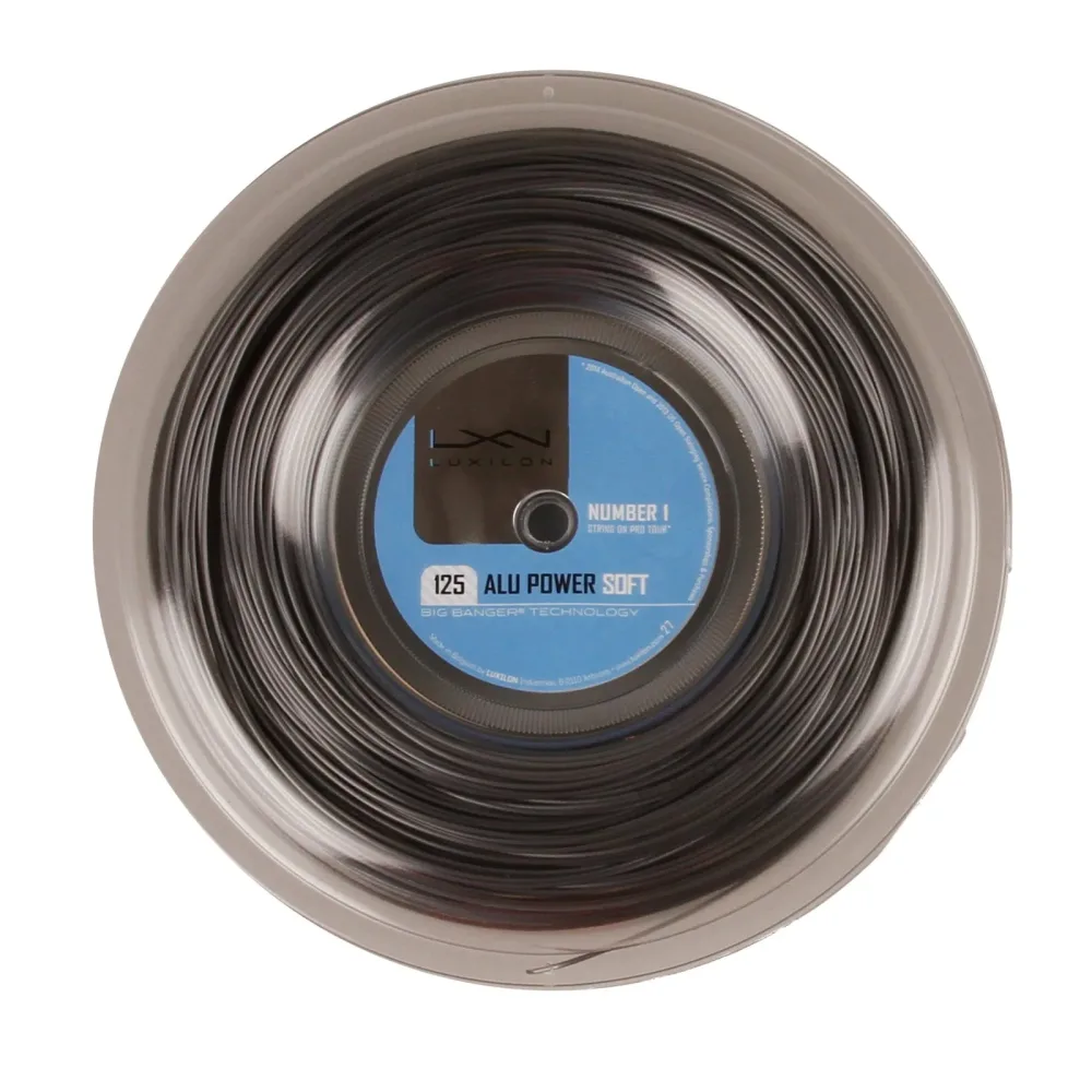 Luxilon Alu Power Soft Saitenrolle 200m - Silber