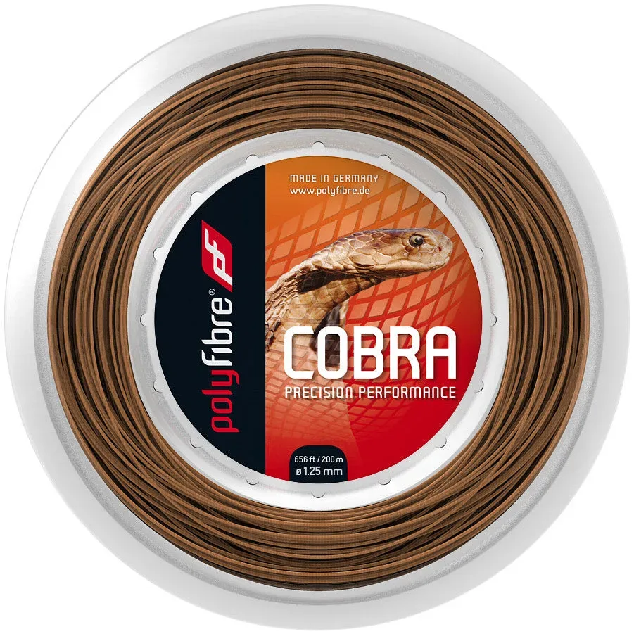 Polyfibre Cobra Beige/braun Saitenrolle 200m - Beige