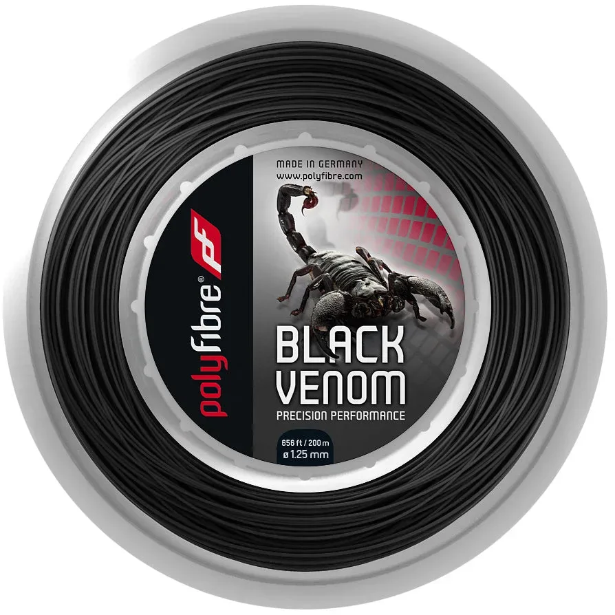 Polyfibre Venom Saitenrolle 200m - Schwarz
