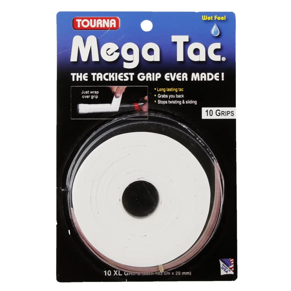 Tourna Mega Tac 10er Pack - Weiß