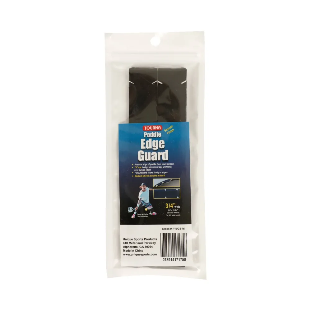 Tourna Padel Edge Guard 16mm Pickleball Rahmenschutzband - Schwarz