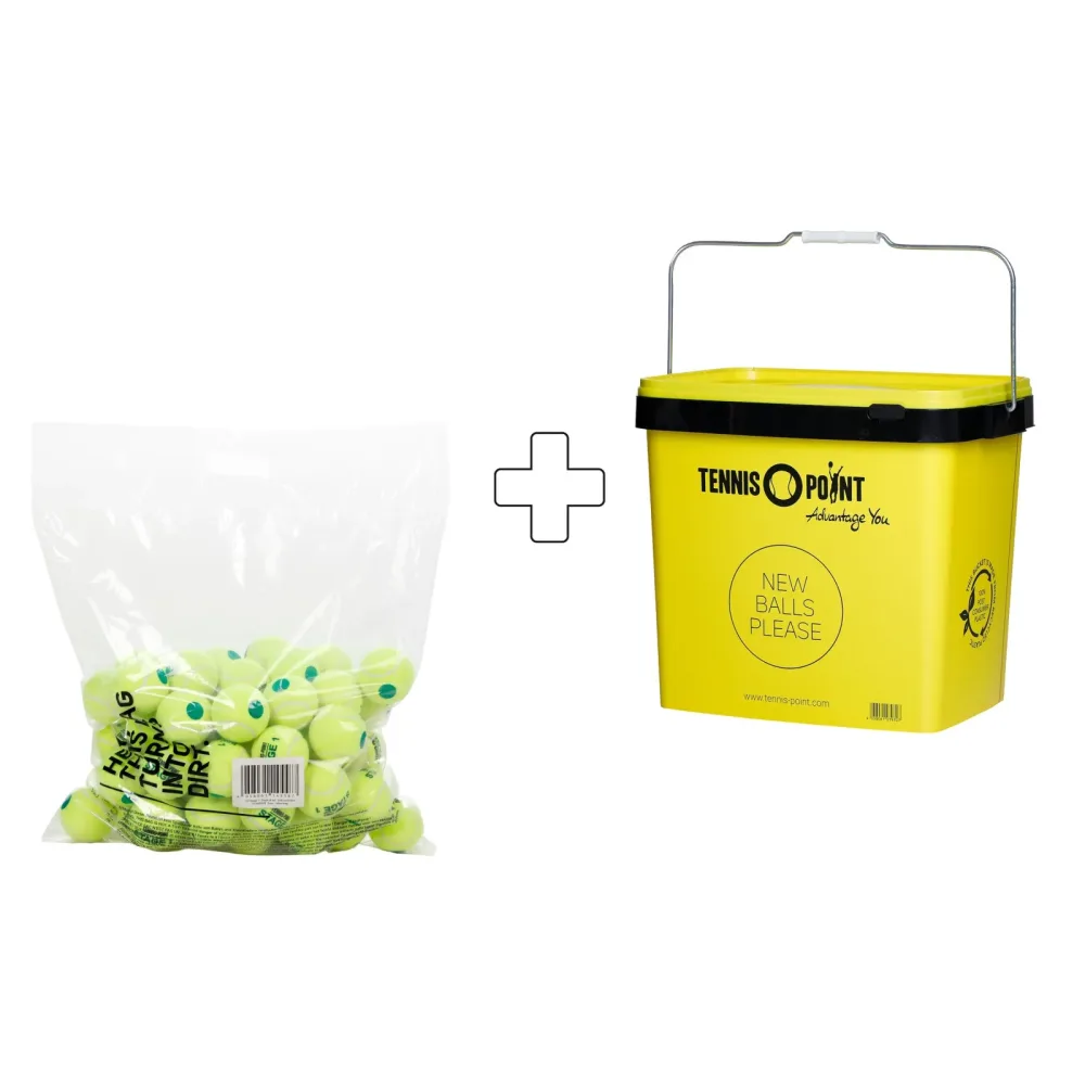 Tennis - Point 60er Beutel TP Stage 1 plus Balleimer