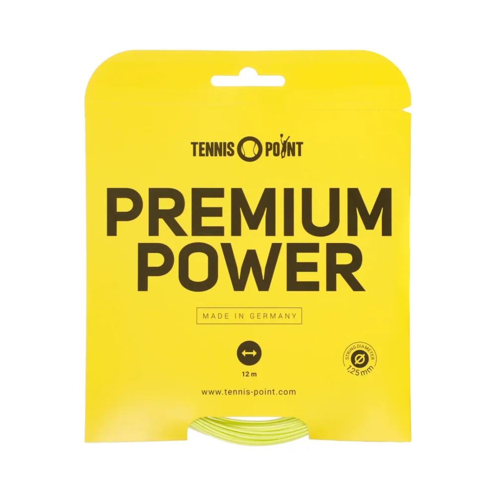 Tennis - Point Premium Power Saitenset 12m Limette