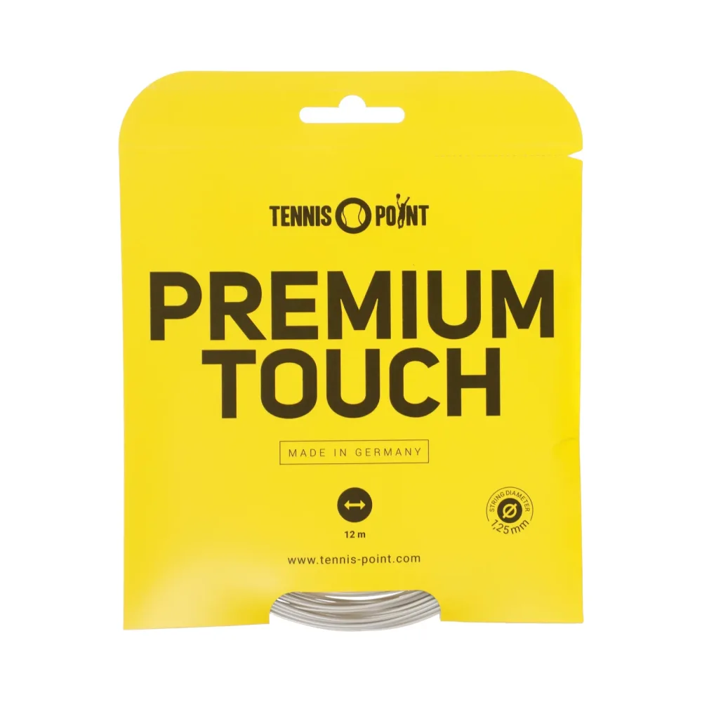 Tennis - Point Premium Touch Saitenset 12m Grau