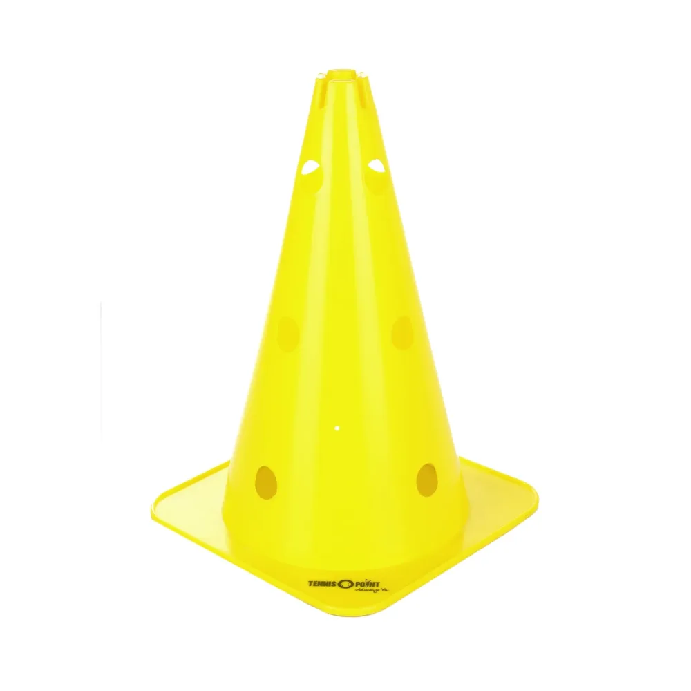 Tennis - Point Kegel 40cm Markierungskegel Gelb, Schwarz