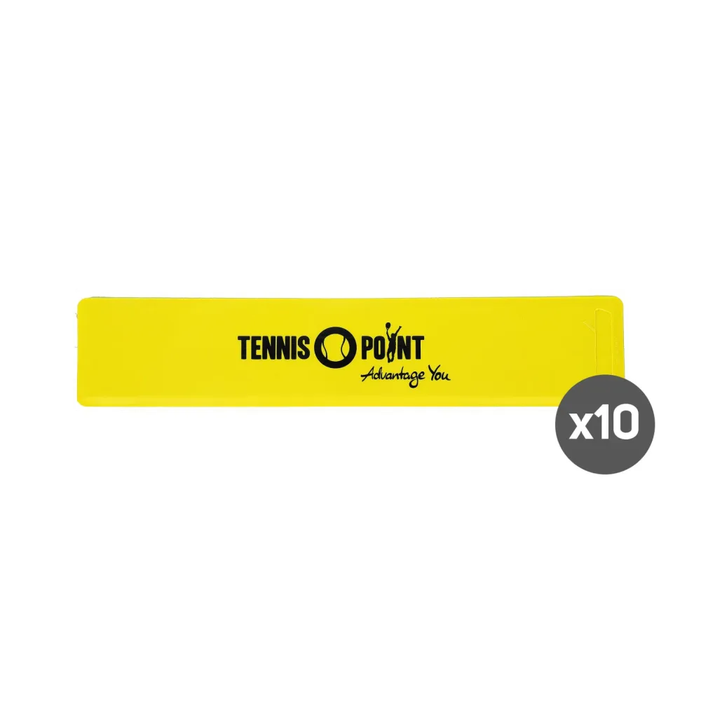 Tennis - Point 10er Pack Markierungslinie Gelb, Schwarz