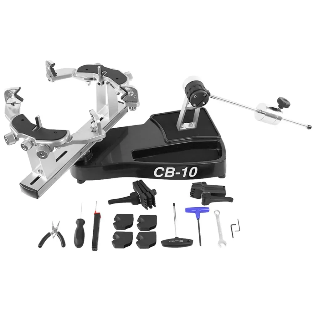 Tennis - Point PRO CB10 Besaitungsmaschine Schwarz, Silber