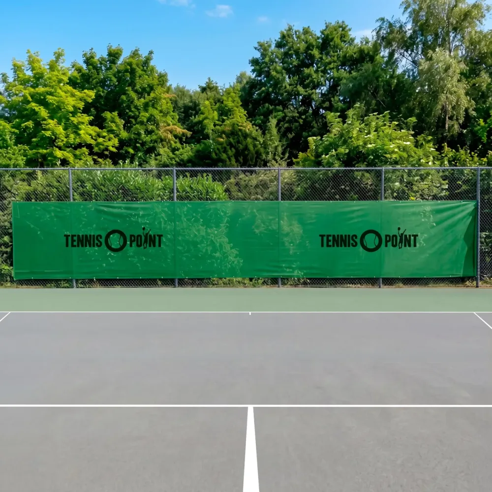 Tennis - Point 12x2m Sichtblende Grün