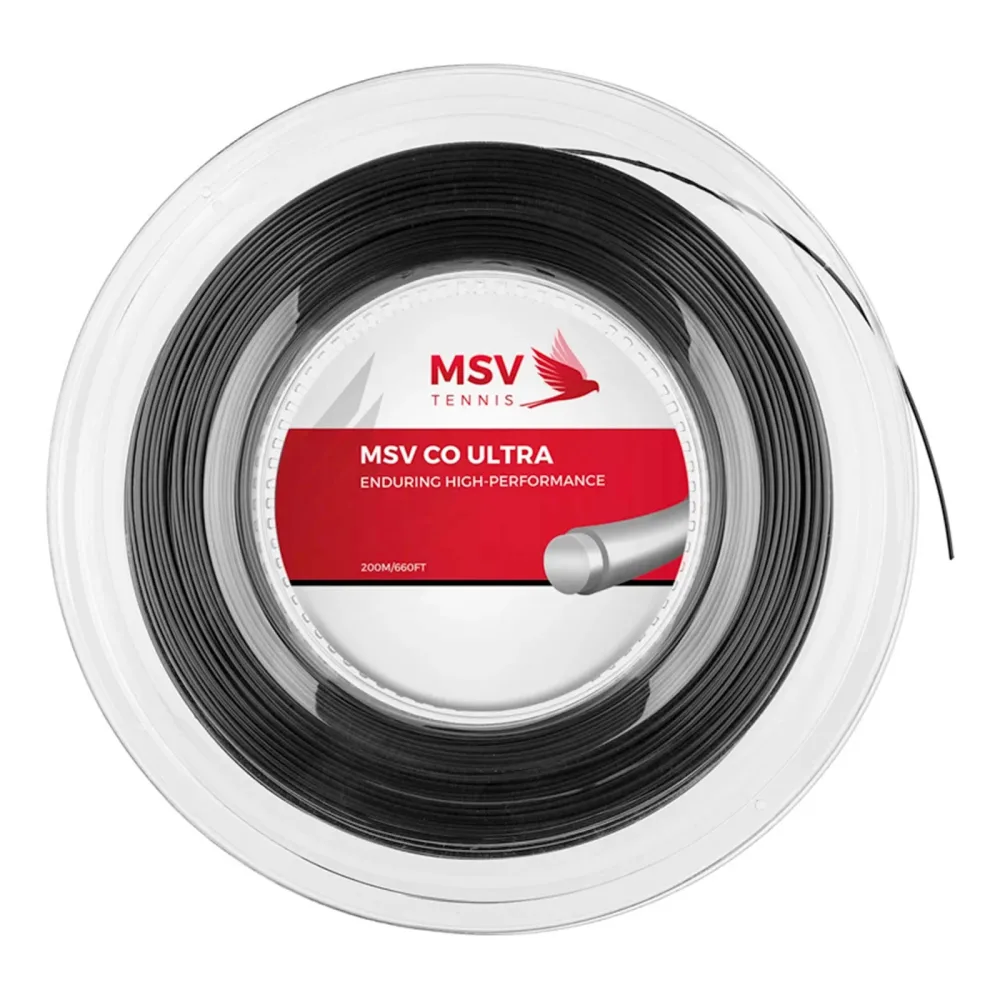 MSV Co Ultra Saitenrolle 200m - Schwarz