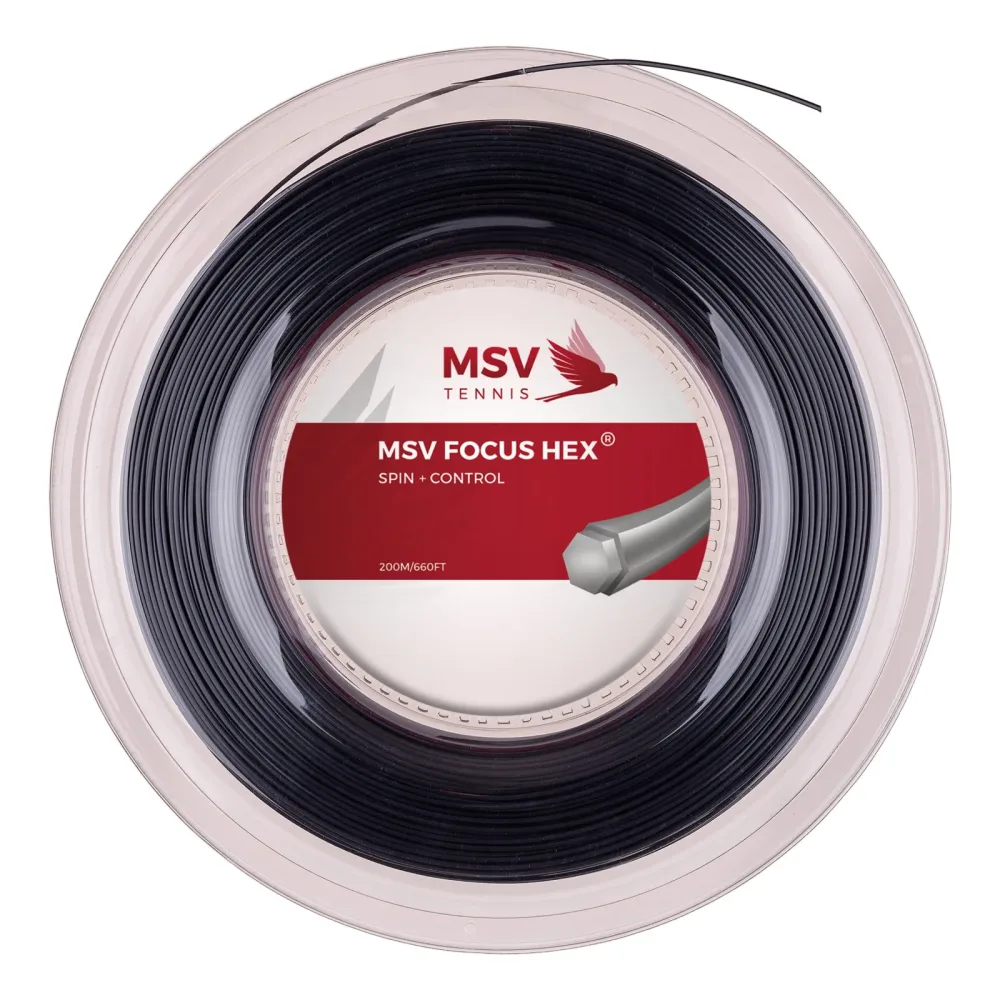 MSV Focus - HEX Saitenrolle 200m Schwarz
