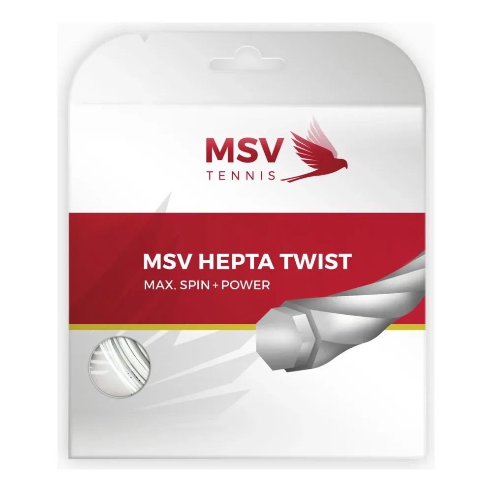 MSV Hepta - Twist Saitenset 12m Weiß