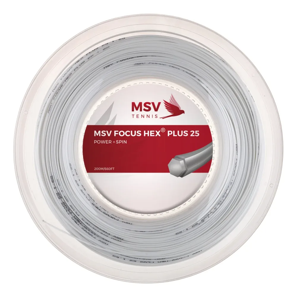 MSV Focus-HEX Plus 25 Saitenrolle 200m - Weiß