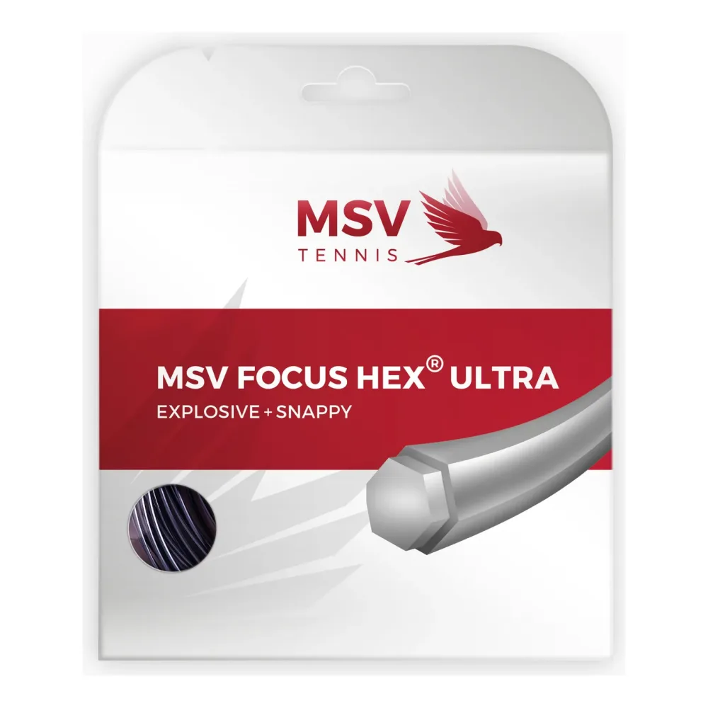 MSV Focus - HEX Ultra Saitenset 12, 2m Schwarz