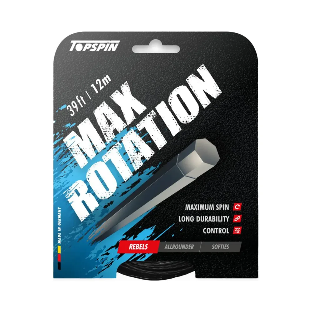 Topspin Max Rotation 12m Saitenset - Schwarz