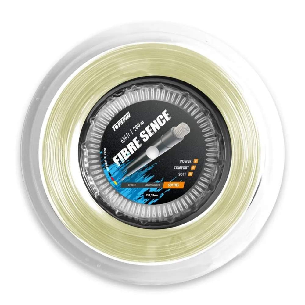 Topspin Fibre Sence 200m Saitenrolle - Nude