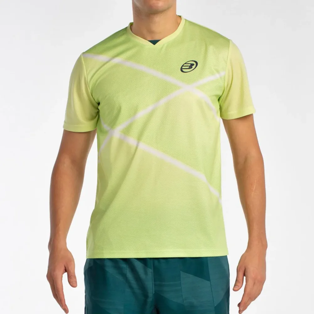 Bullpadel Ladra T - Shirt Herren Zitronengelb