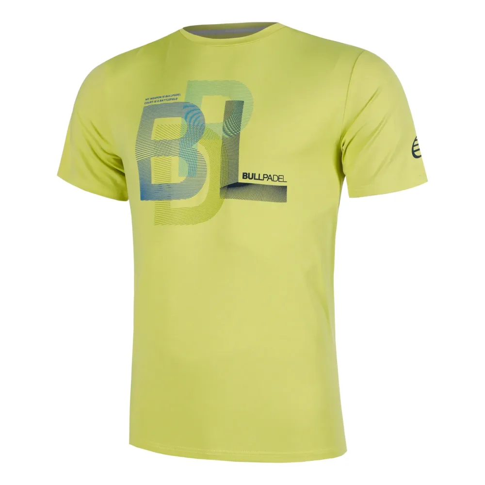 Bullpadel Bebas T-Shirt Herren-Gelb