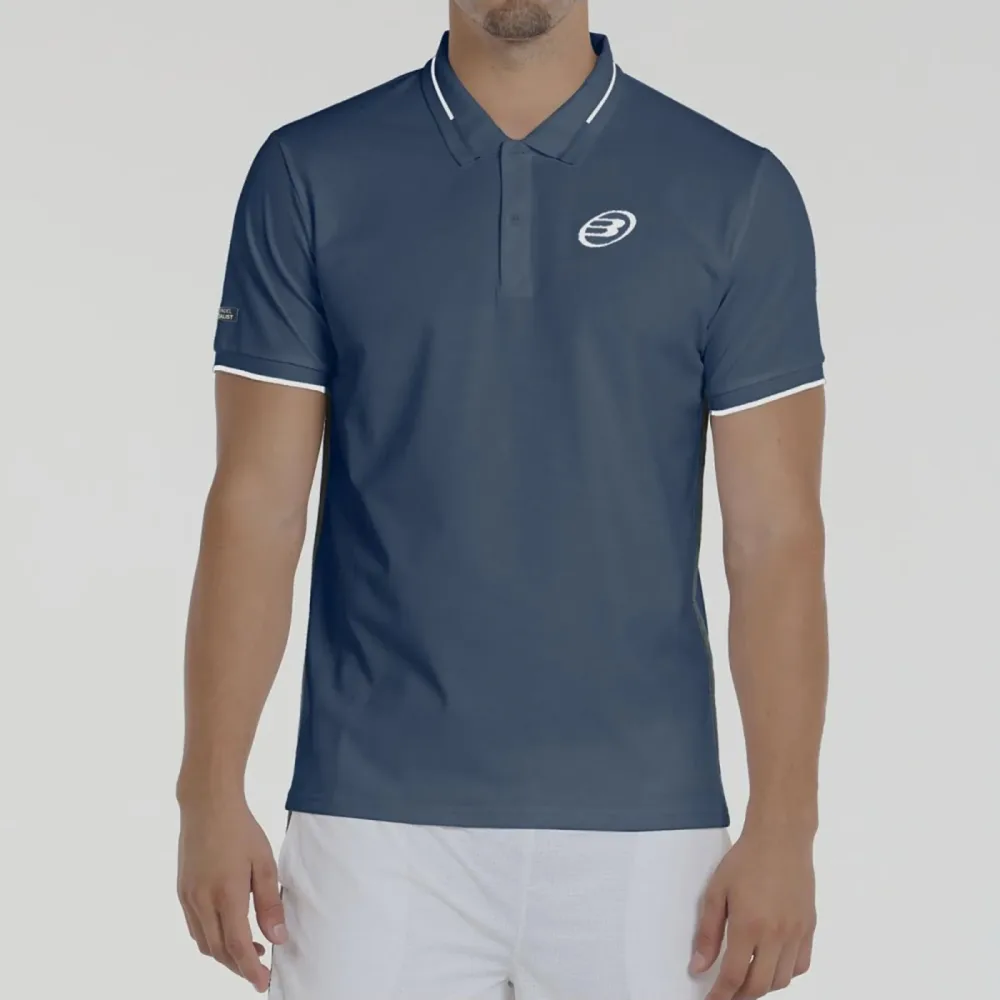 Bullpadel Leiro 25V Polo Herren - Dunkelblau