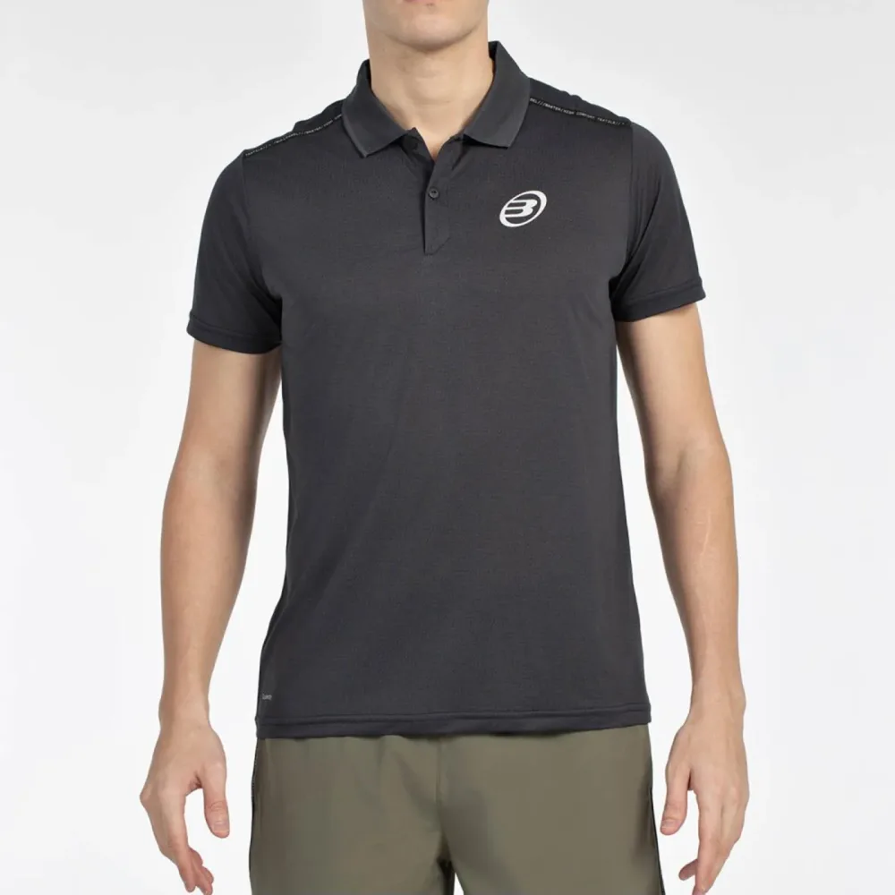 Bullpadel Mirac Polo Herren - Schwarz