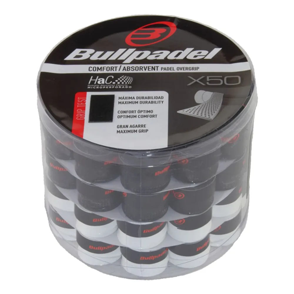 Bullpadel 50er Box - Schwarz, Weiß