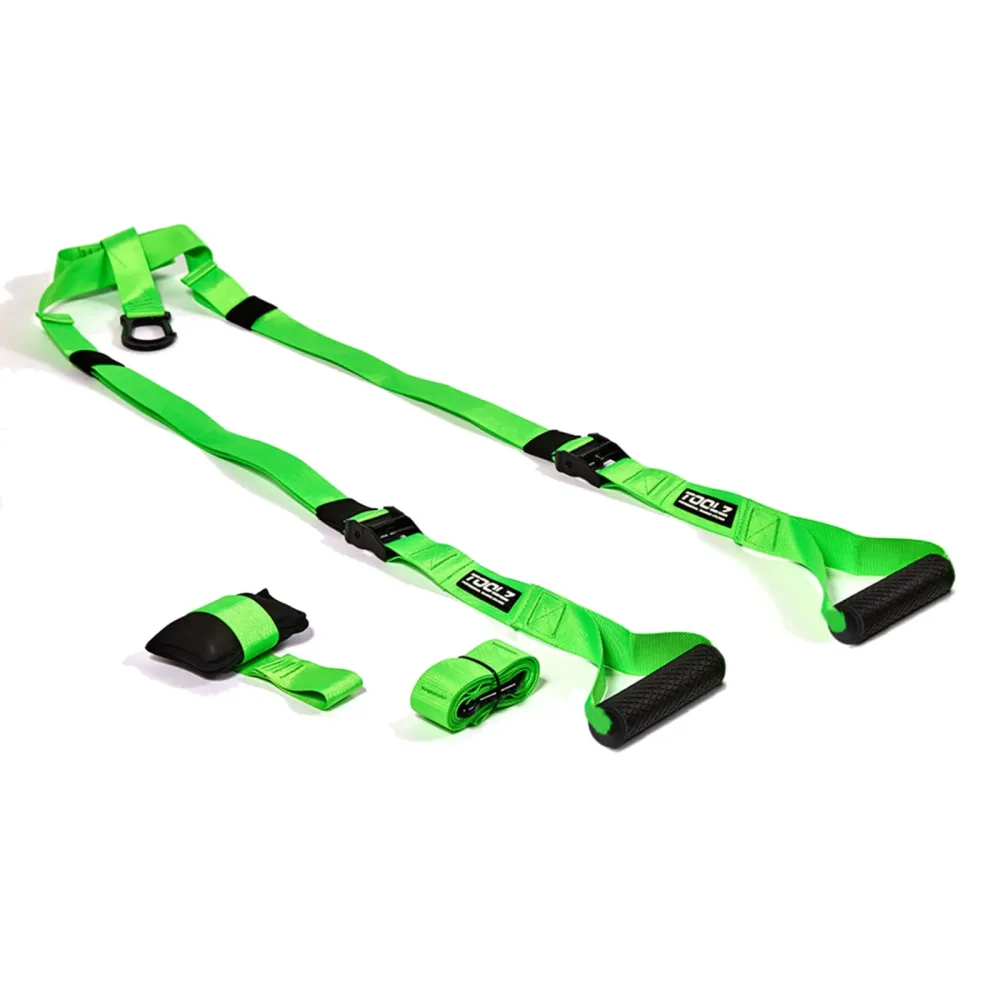 TOOLZ Sling Trainer Trainingsgerät - Grün, Schwarz