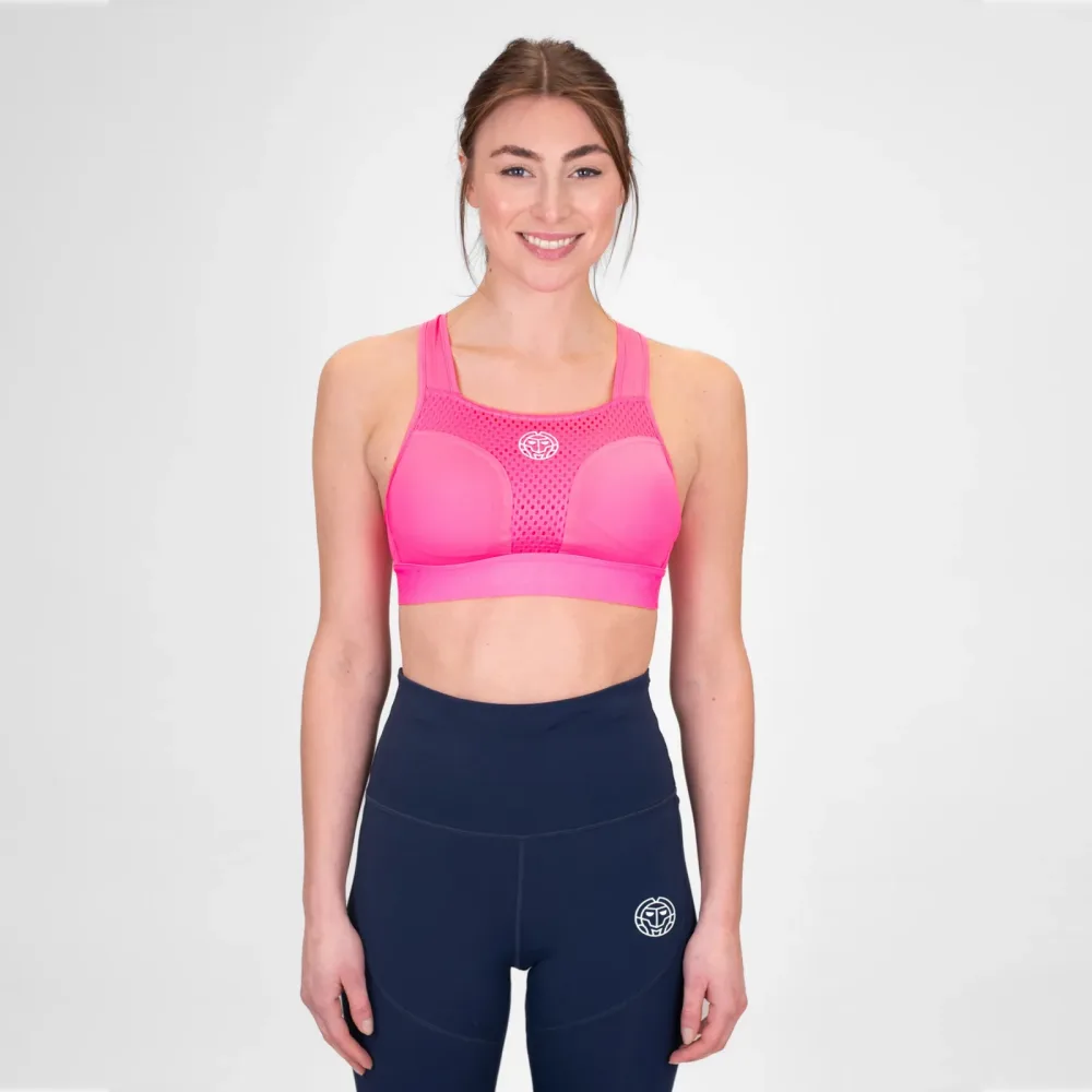 BIDI BADU Crew High Support Sport - BH Damen Pink