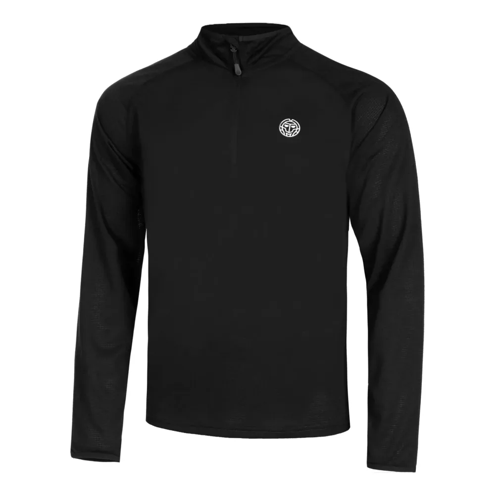 BIDI BADU Crew Longsleeve Herren - Schwarz