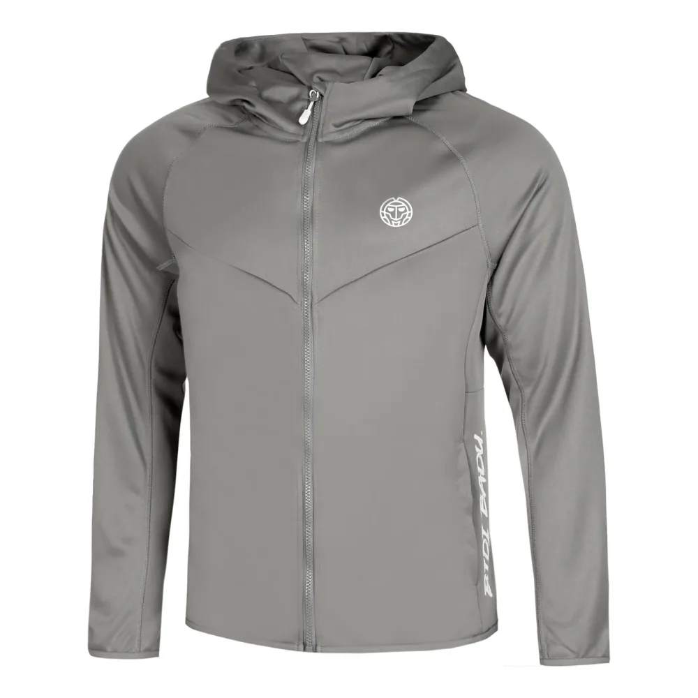 BIDI BADU Crew Hood Trainingsjacke Herren - Grau