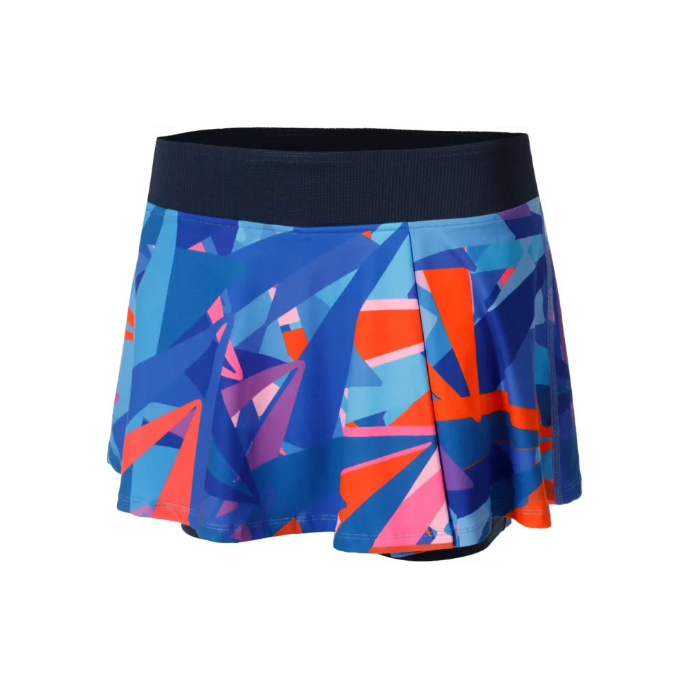 BIDI BADU Spike Printed Wavy Rock Damen - Dunkelblau, Blau