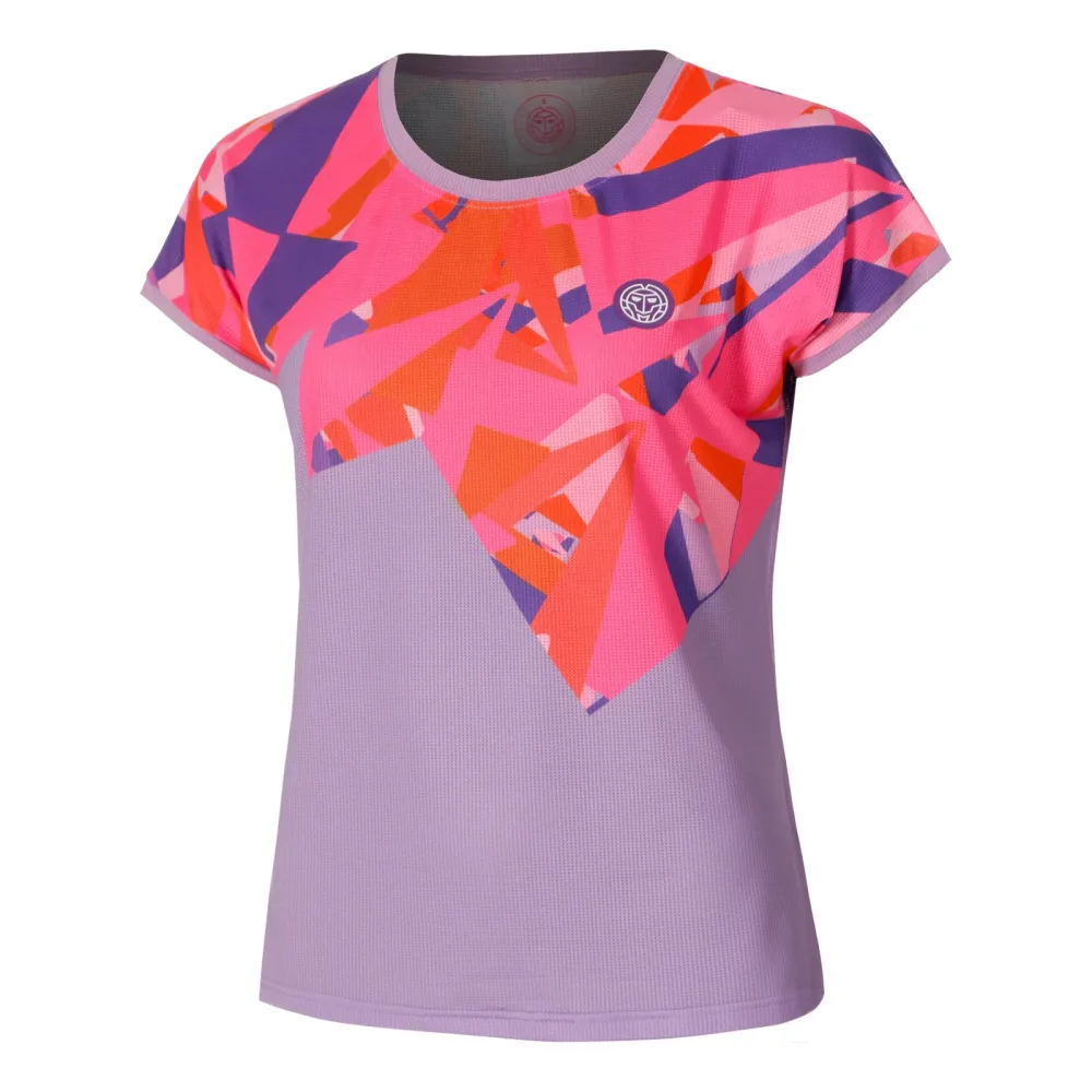 BIDI BADU Spike T - Shirt Damen Dunkelblau, Mehrfarbig
