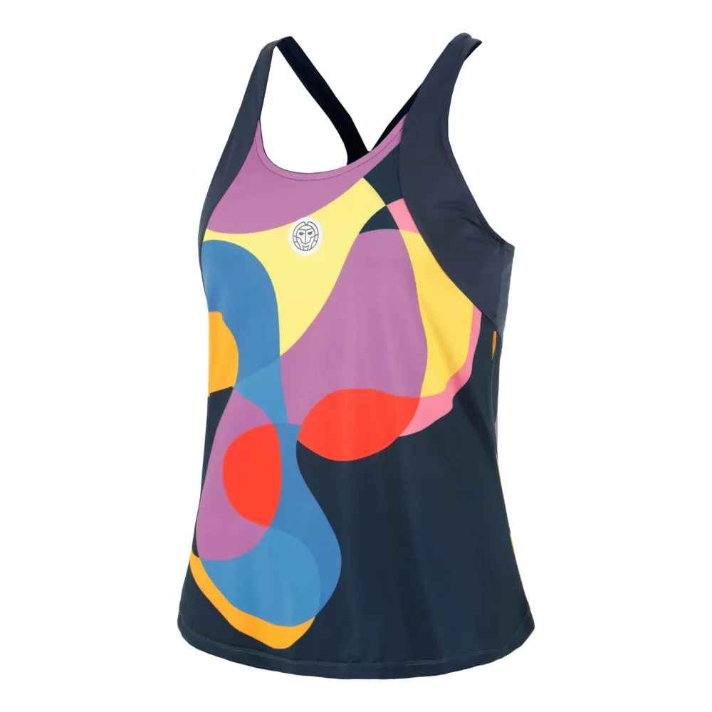 BIDI BADU Twiggy Tank-Top Damen - Dunkelblau, Mehrfarbig