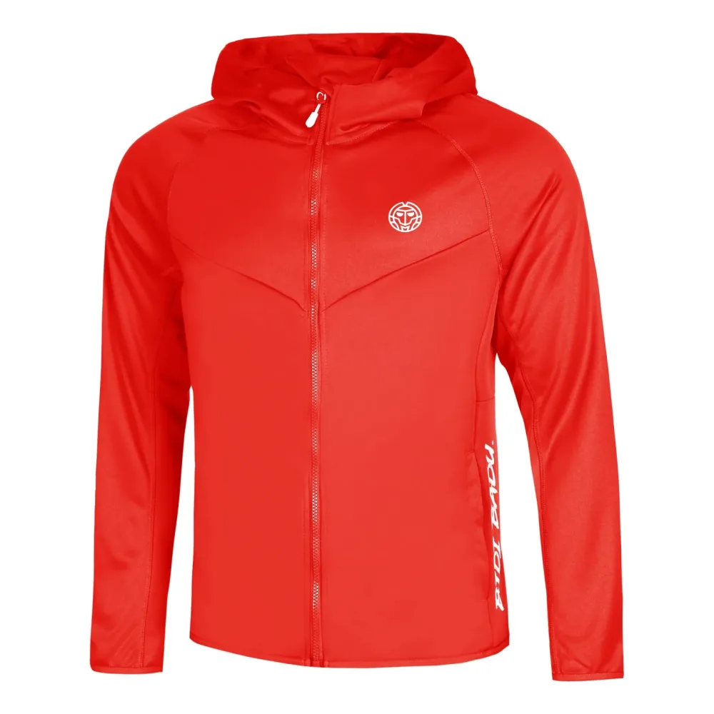 BIDI BADU Crew Hood Trainingsjacke Herren - Rot