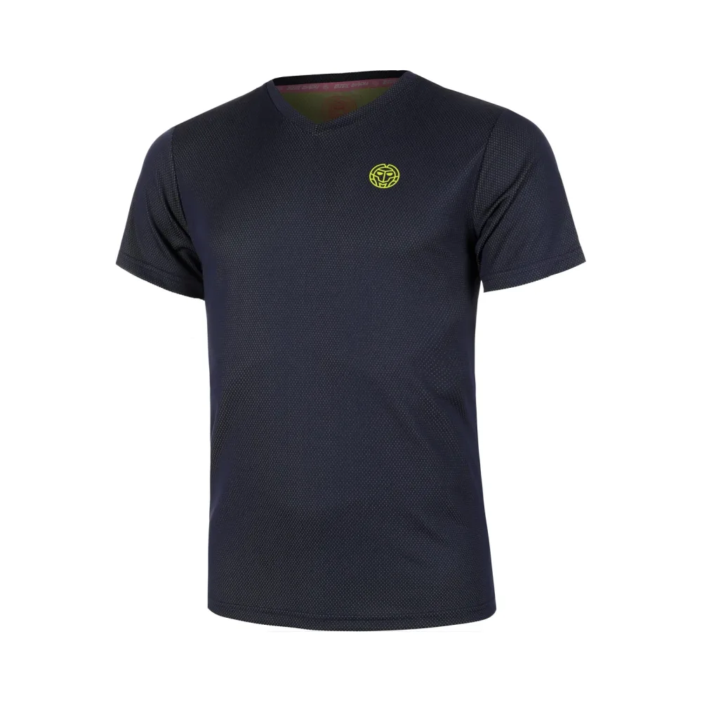 BIDI BADU Crew Inside Out V - Neck T Shirt Jungen Dunkelblau, Limette