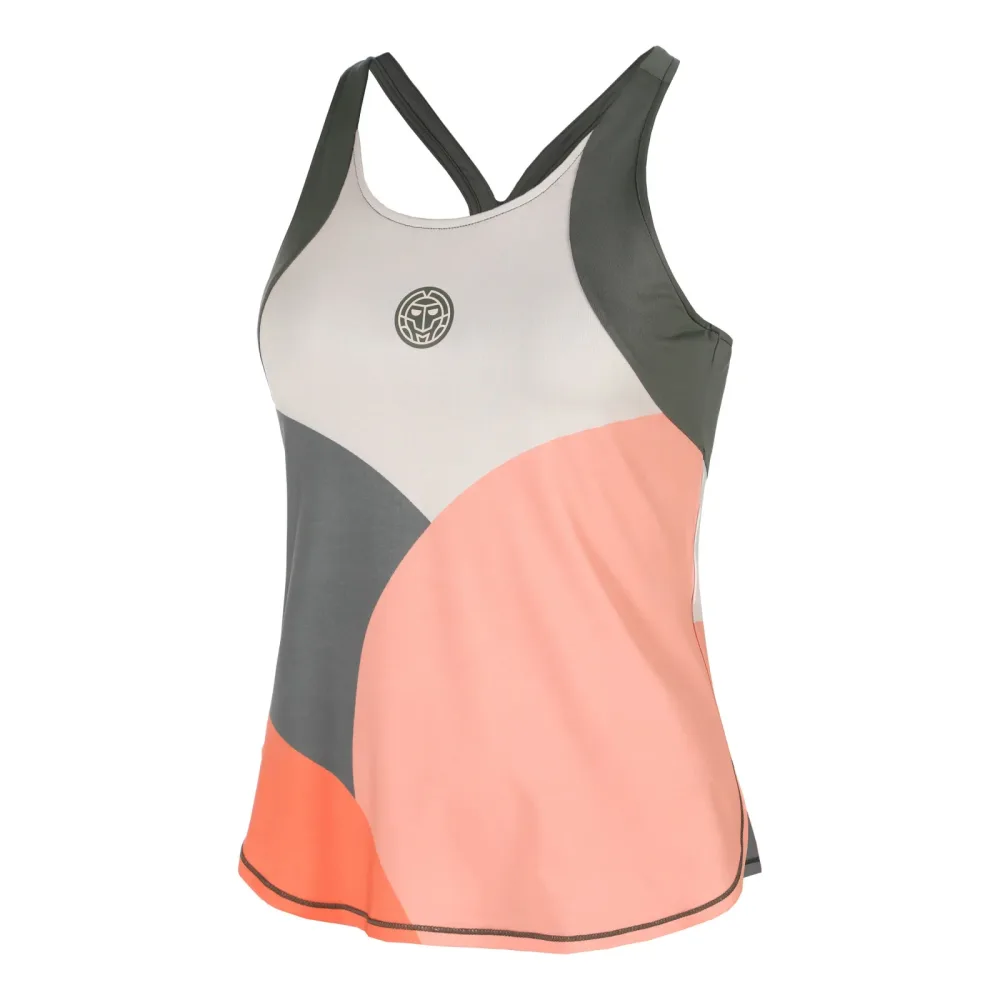 BIDI BADU Bubble Tank-Top Damen-Grau,Koralle