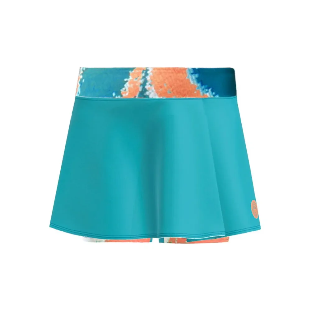 BIDI BADU Melbourne 2025 Printed Rock Damen - Petrol, Orange