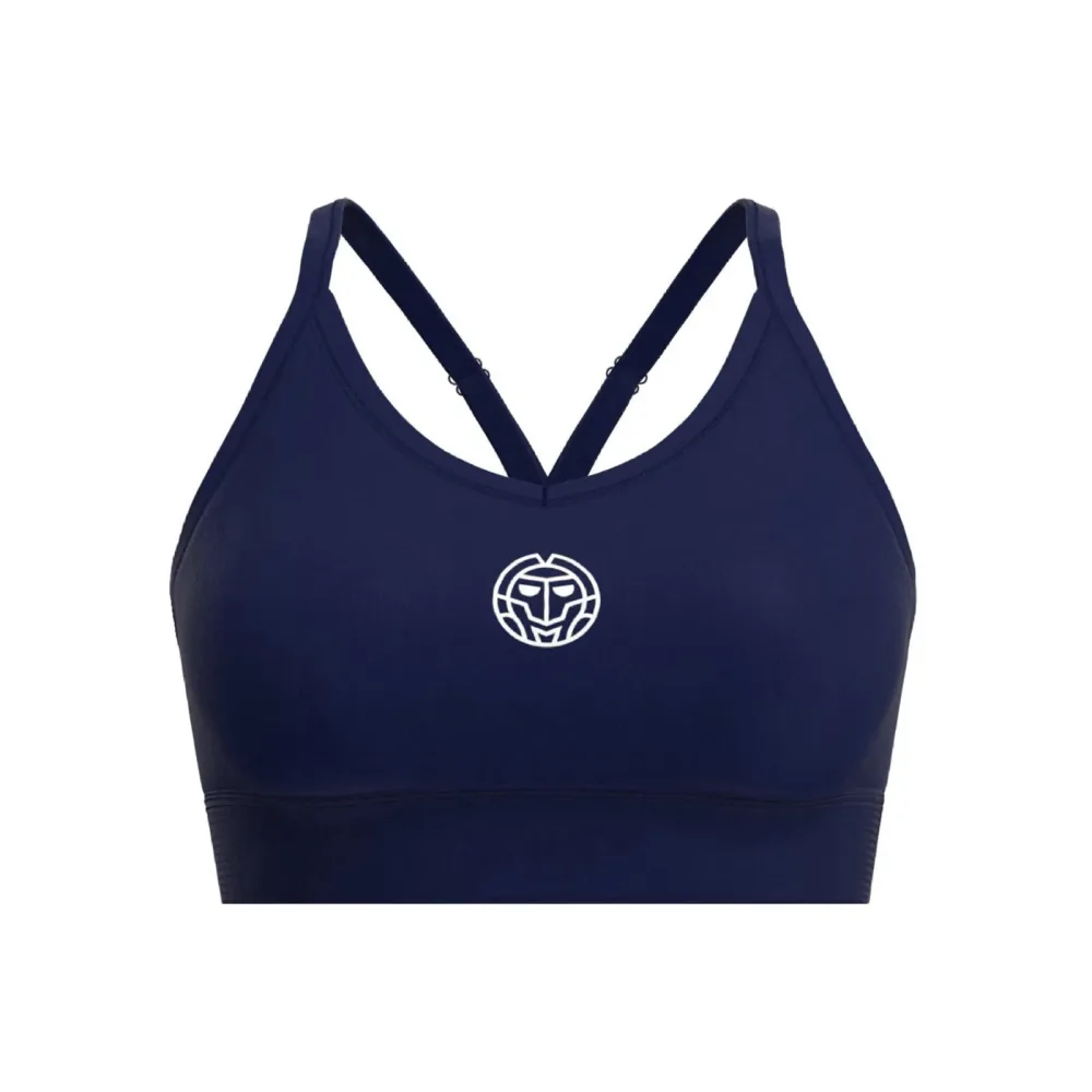 BIDI BADU Crew Low Support Strappy Sport-BH Damen-Dunkelblau