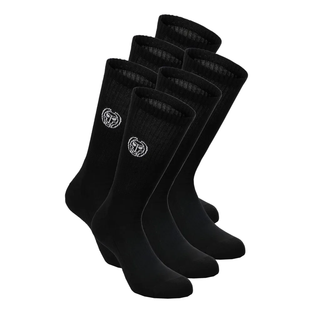 BIDI BADU Don Carlito XXL Crew Move Tennissocken - Schwarz