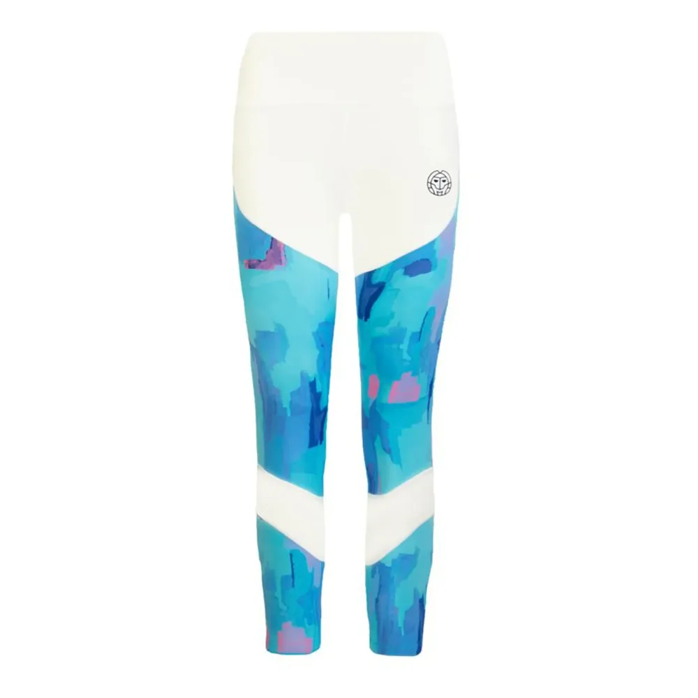 BIDI BADU Abiba Tech Mesh Tight Damen-Weiß,Hellblau