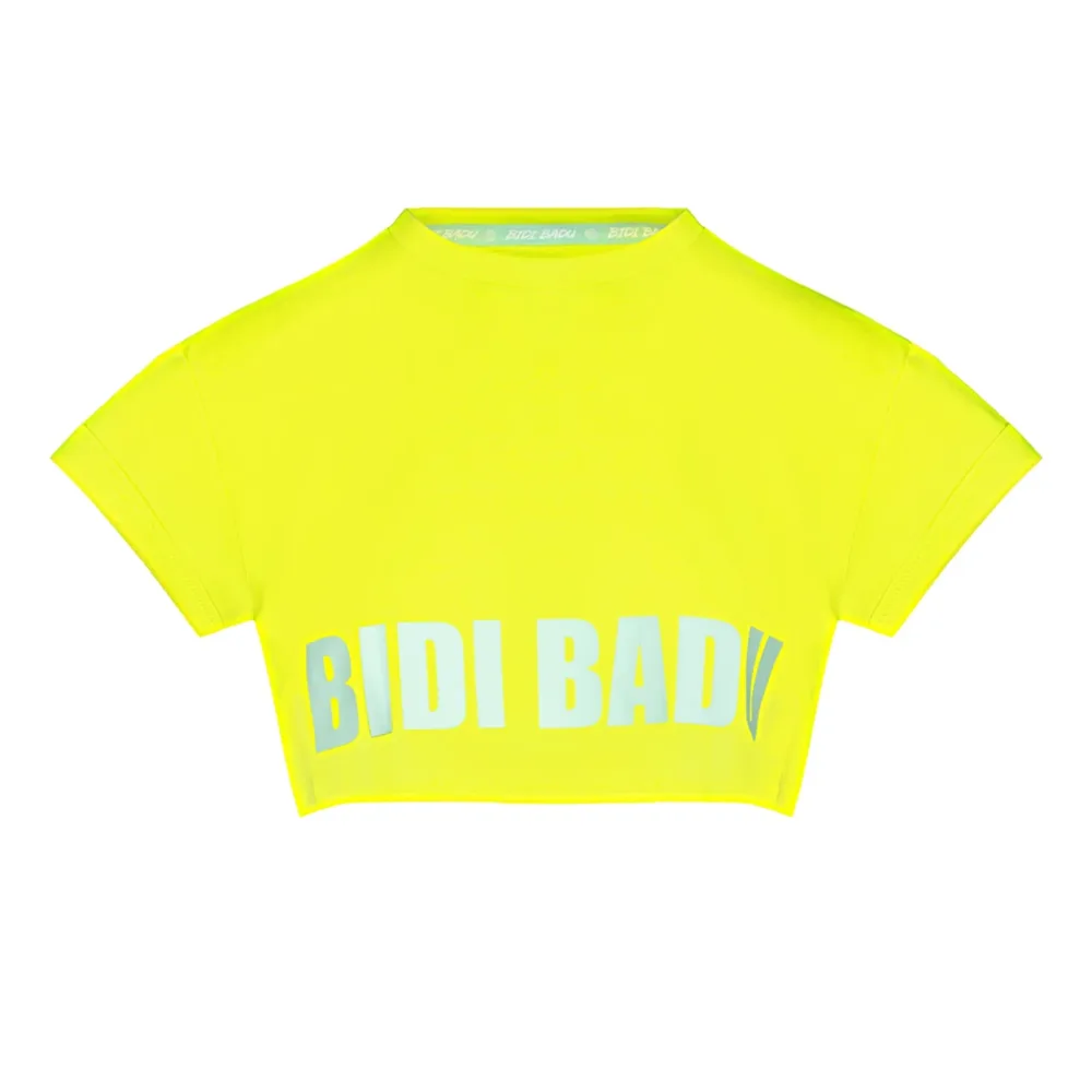 BIDI BADU Abdominis Crop Move T - Shirt Damen Neongelb