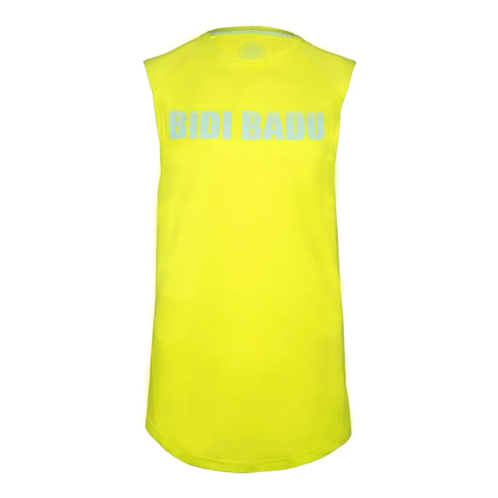 BIDI BADU Latissi Move Tank - Top Herren Neongelb