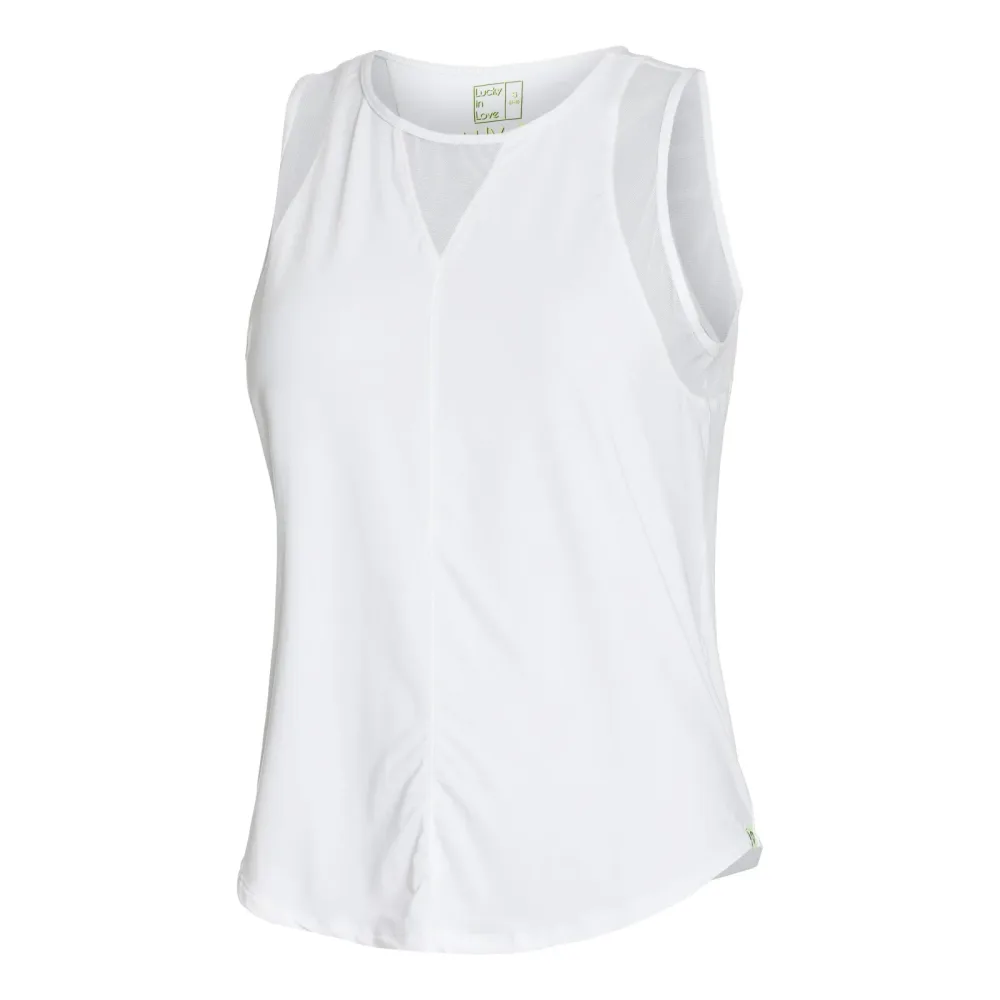 Lucky in Love Chill Out Tank - Top Damen Weiß