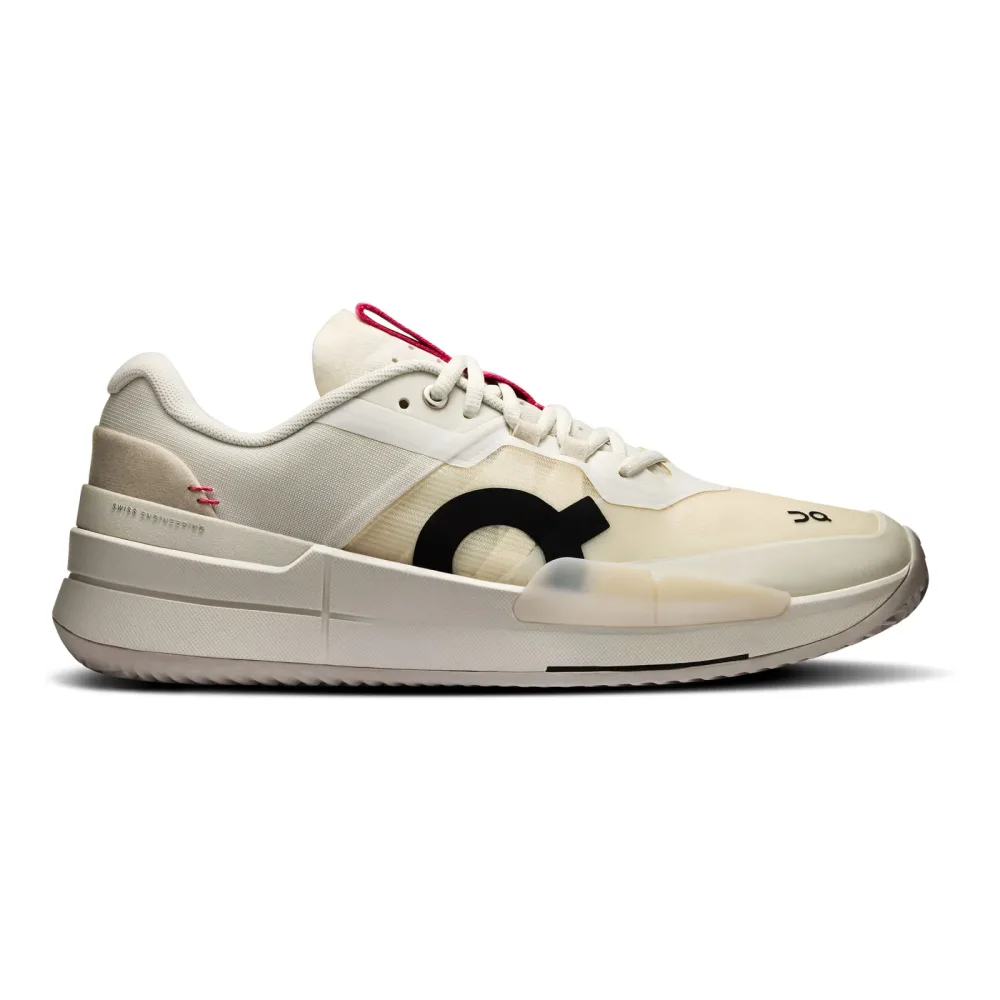 On THE ROGER Pro 2 Sandplatzschuh Herren - Weiß, Pink