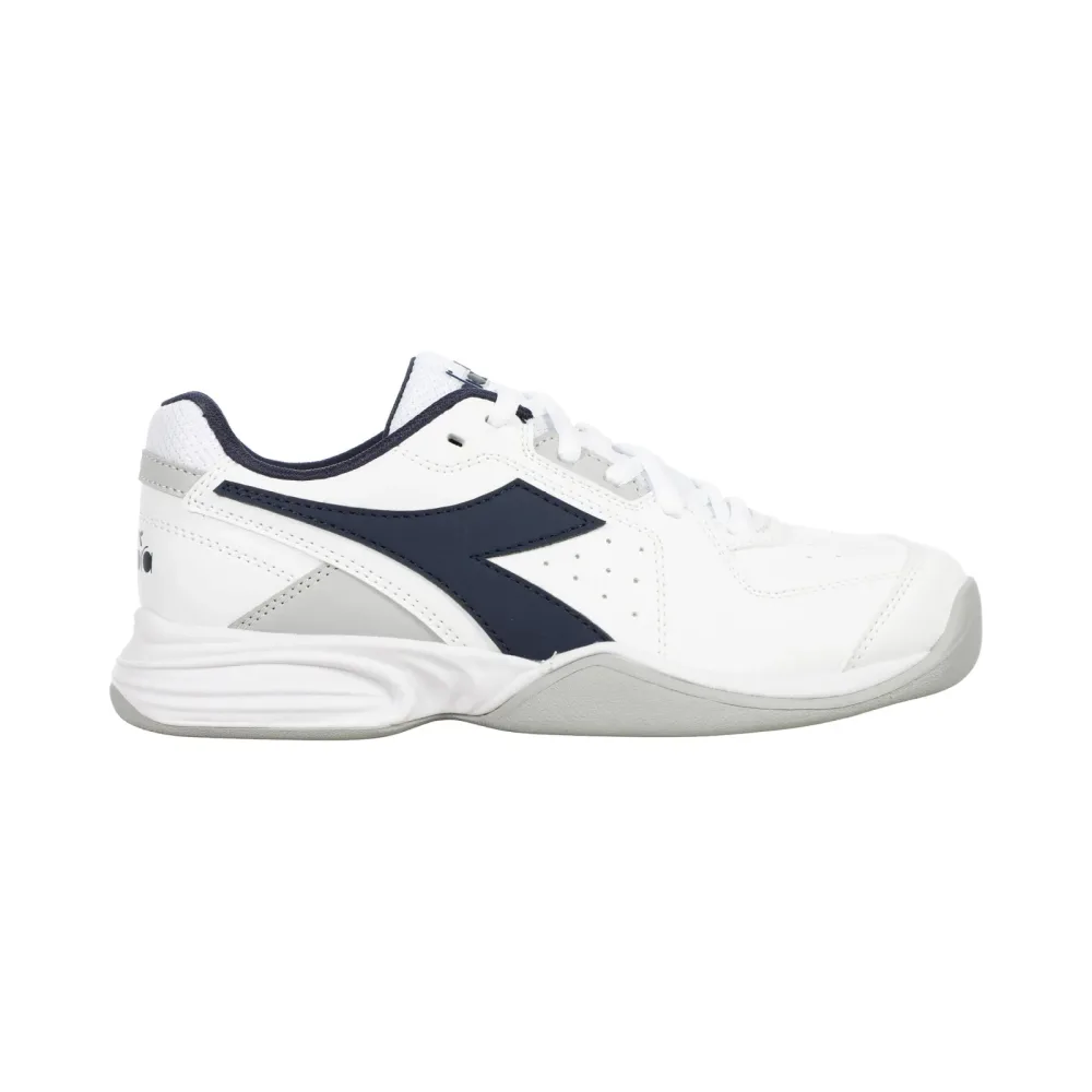Diadora S.Challenge 6 SL Teppichschuh Kinder - Weiß, Blau
