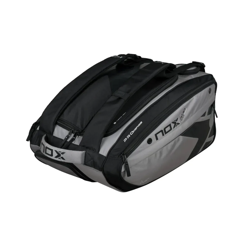 NOX AT10 Competition XL Compact Padelschlägertasche - Schwarz, Grau
