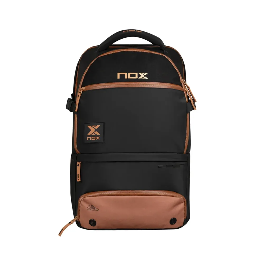 NOX Open Series Tennisrucksack - Schwarz, Bronze