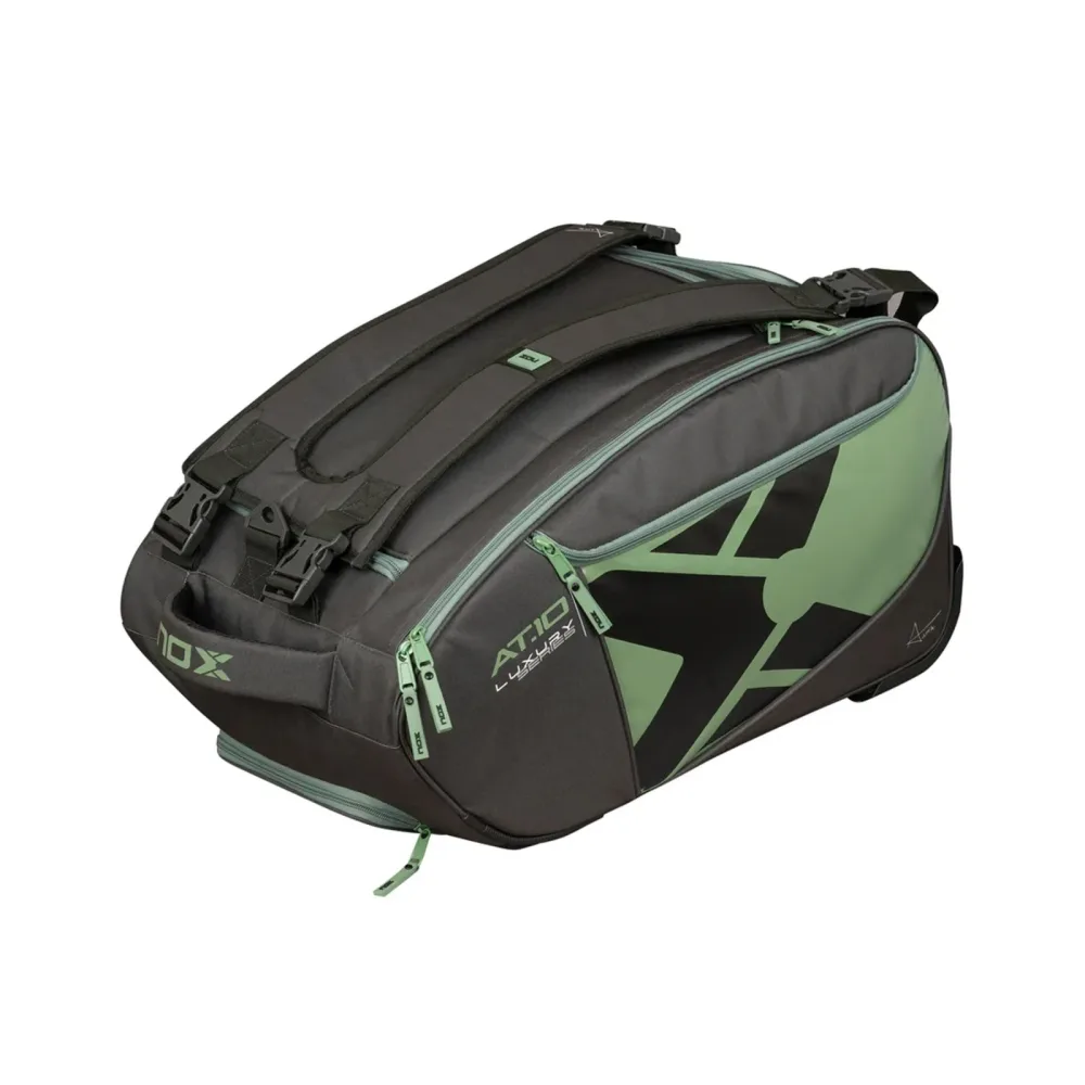 NOX AT10 Competition Padelschlägertasche - Schwarz, Oliv