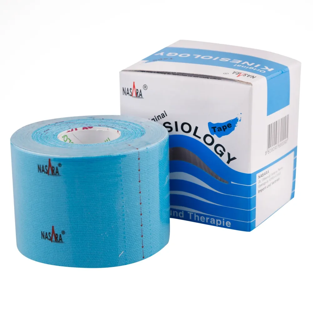 NASARA Original KINESIOLOGY Tape blau 5cm x 5m 1 St Pflaster