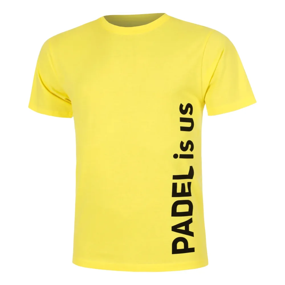 Padel-Point Padel Is Us T-Shirt Herren-Gelb,Schwarz