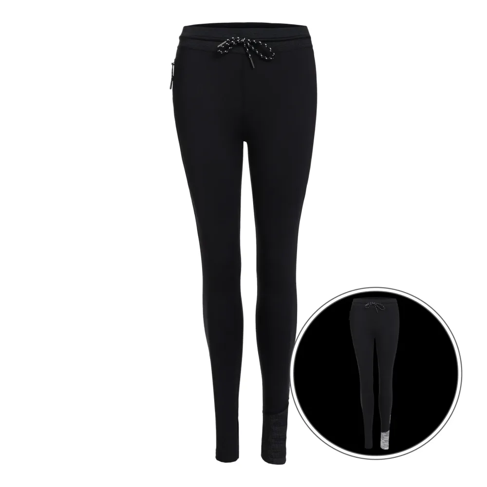 NEO Warm Light Lauftight Damen - Schwarz
